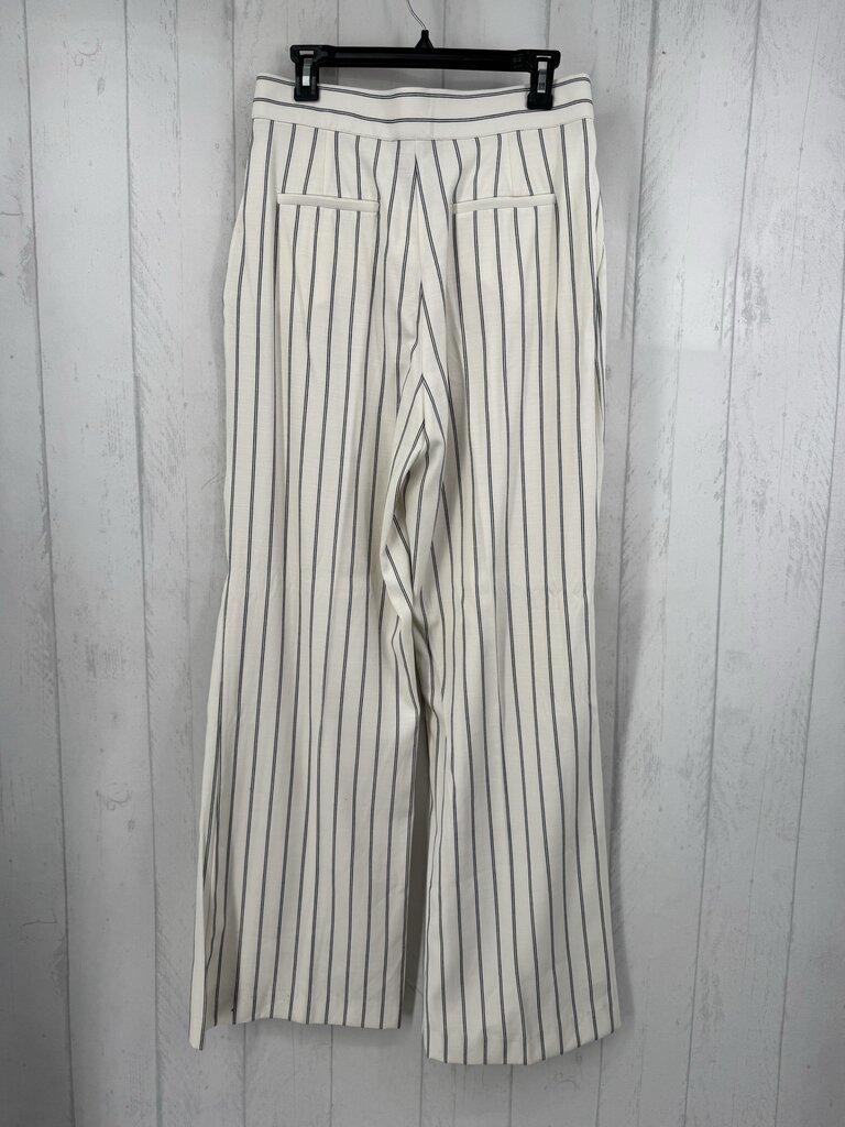 L striped wide leg trouser