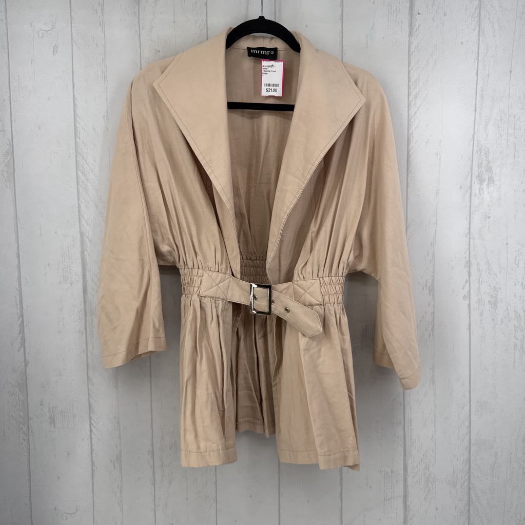 3 buckle front dolman slv jacket