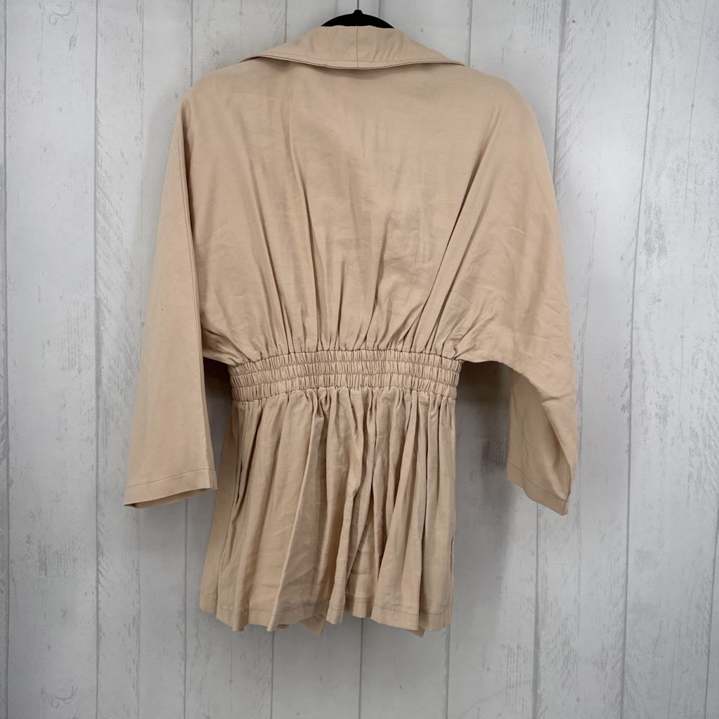 3 buckle front dolman slv jacket