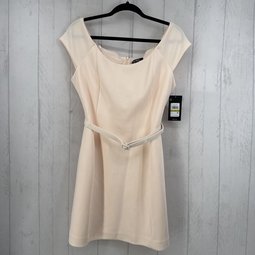 R139 14 belted slvls dress