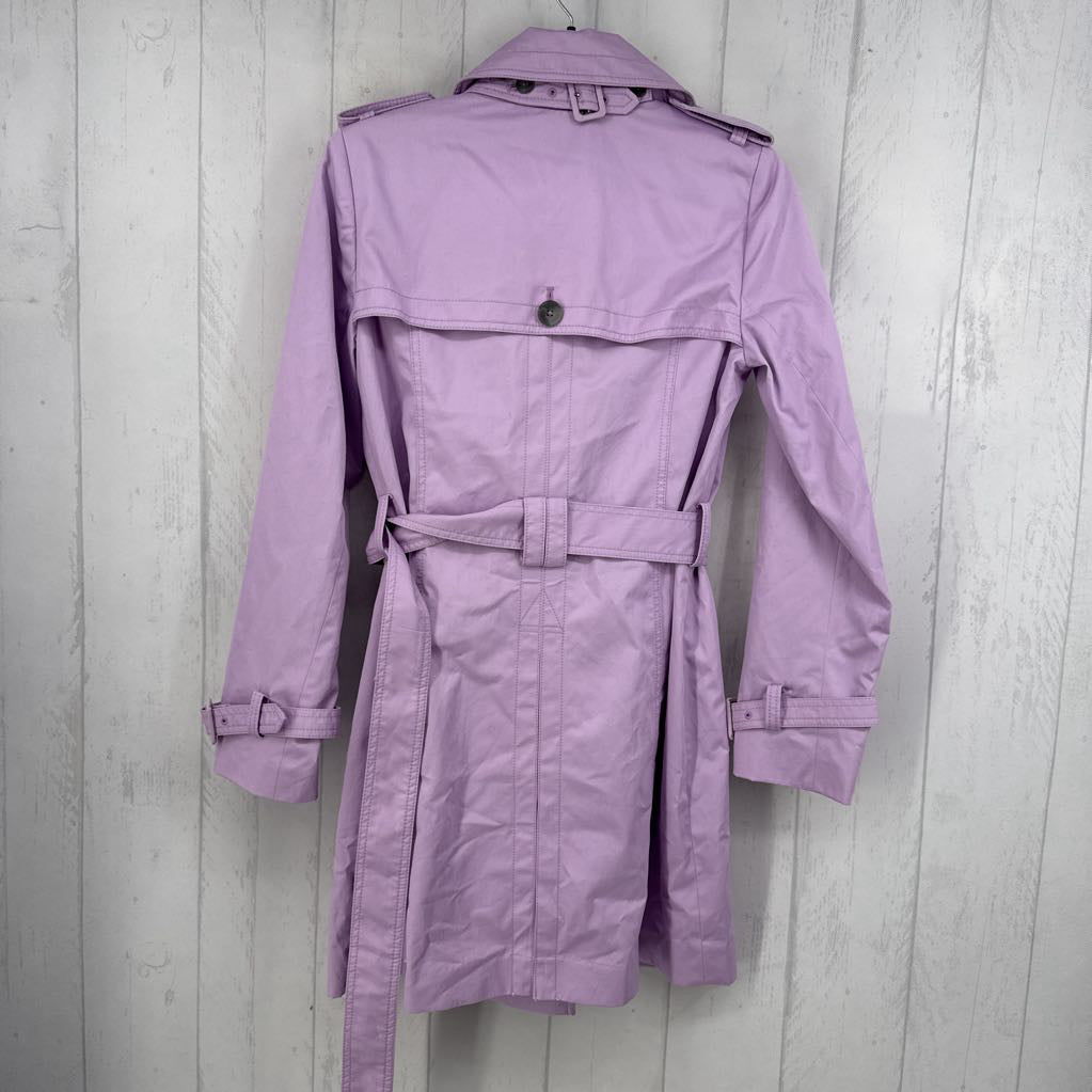 XS belted twill jacket
