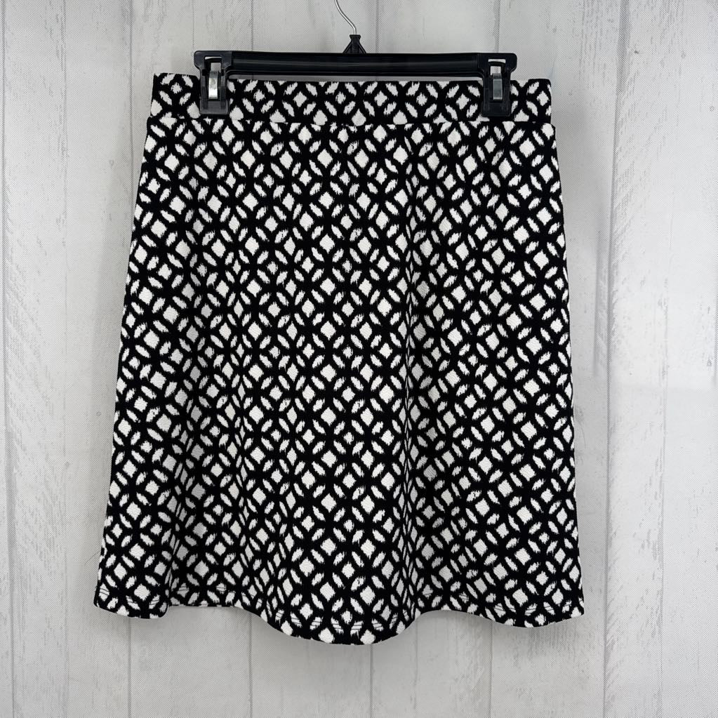 L printed pull-on skirt
