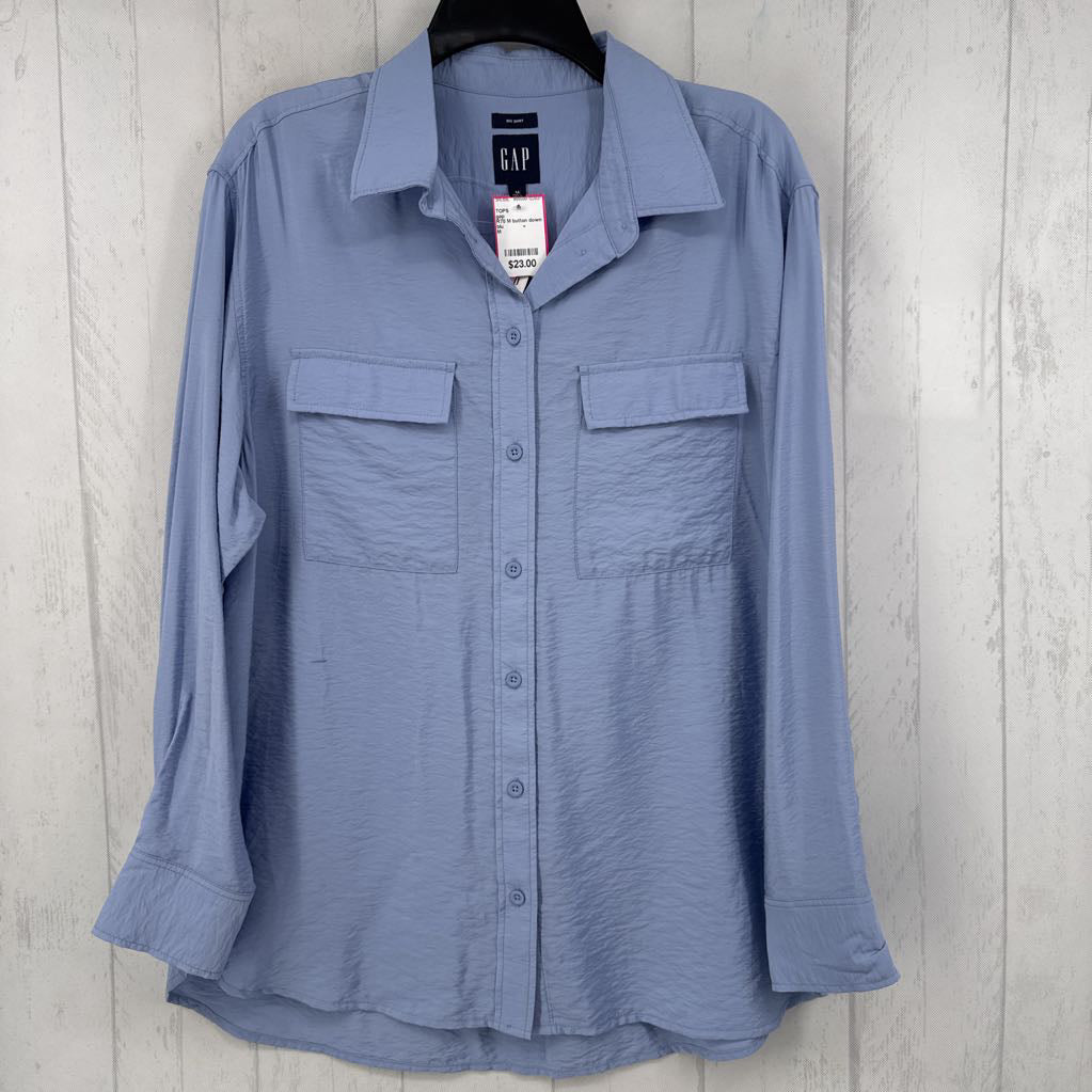 R70 M button down l/s top