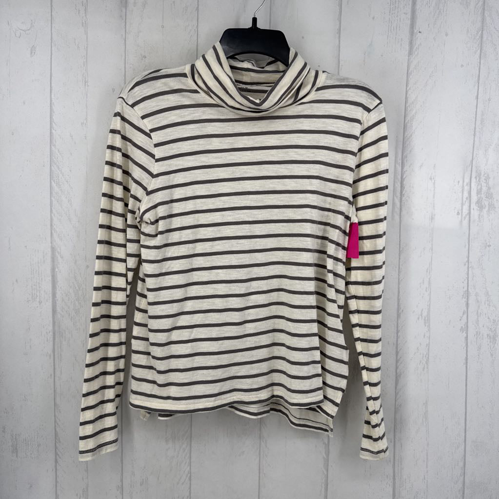 M striped l/s t-neck