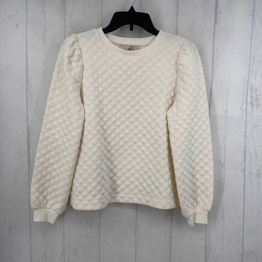 Sp quilted sweatshirt