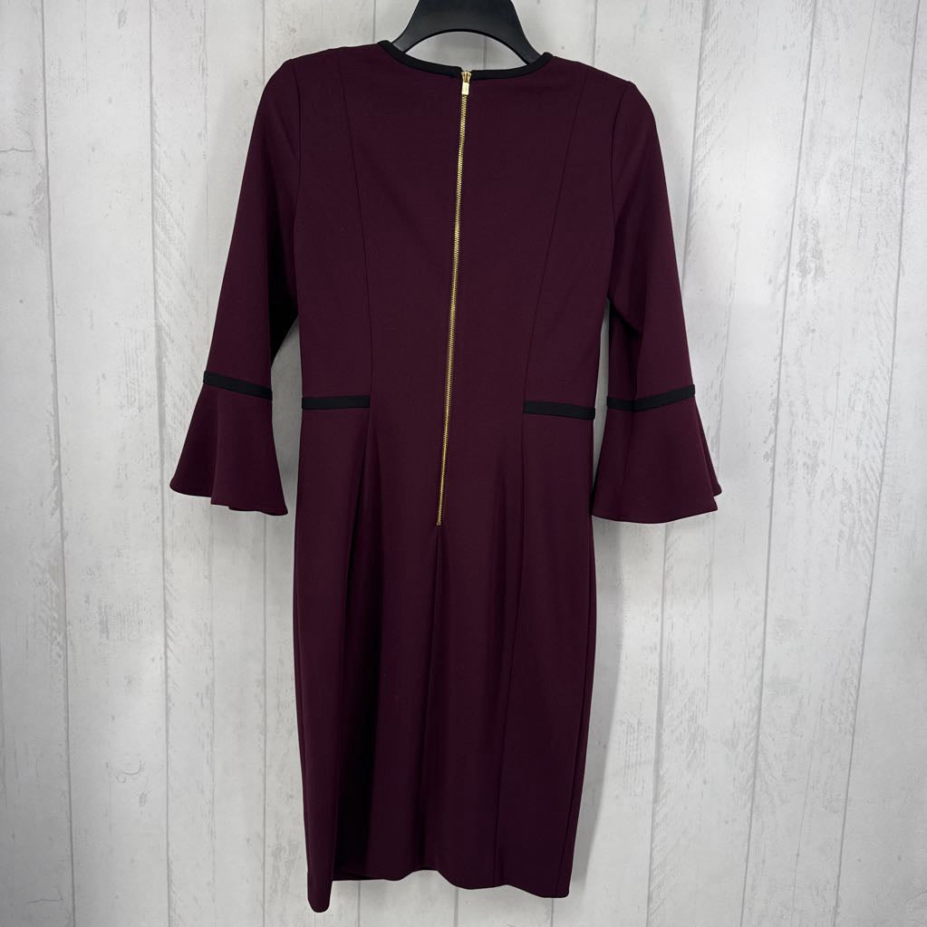 4 flare slv sheath dress