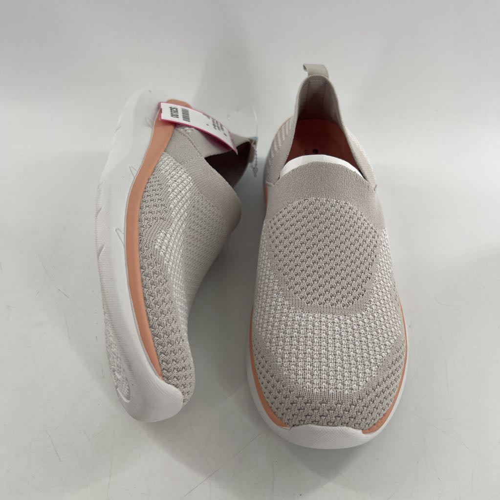 8 knit slip-on sneakers