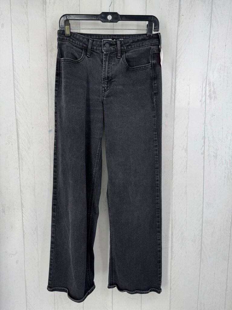 4 hi-rise wide leg jean