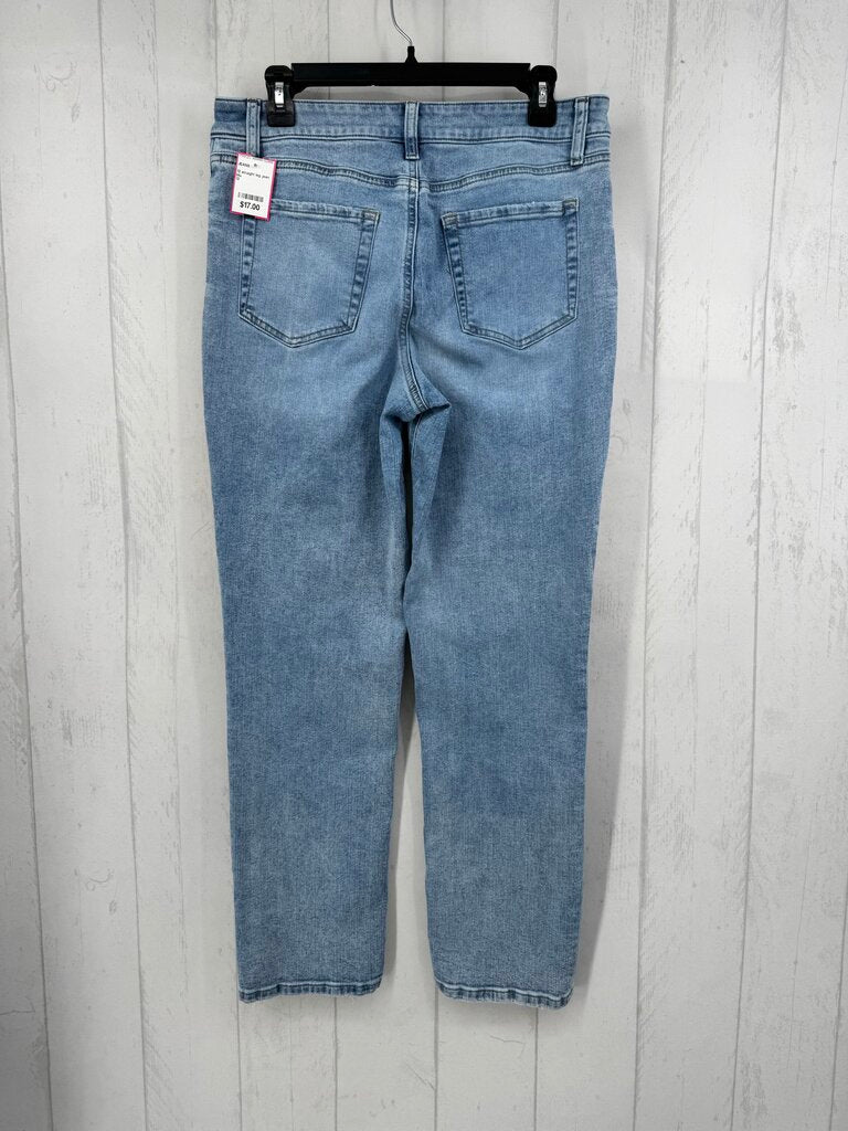 12 straight leg jean
