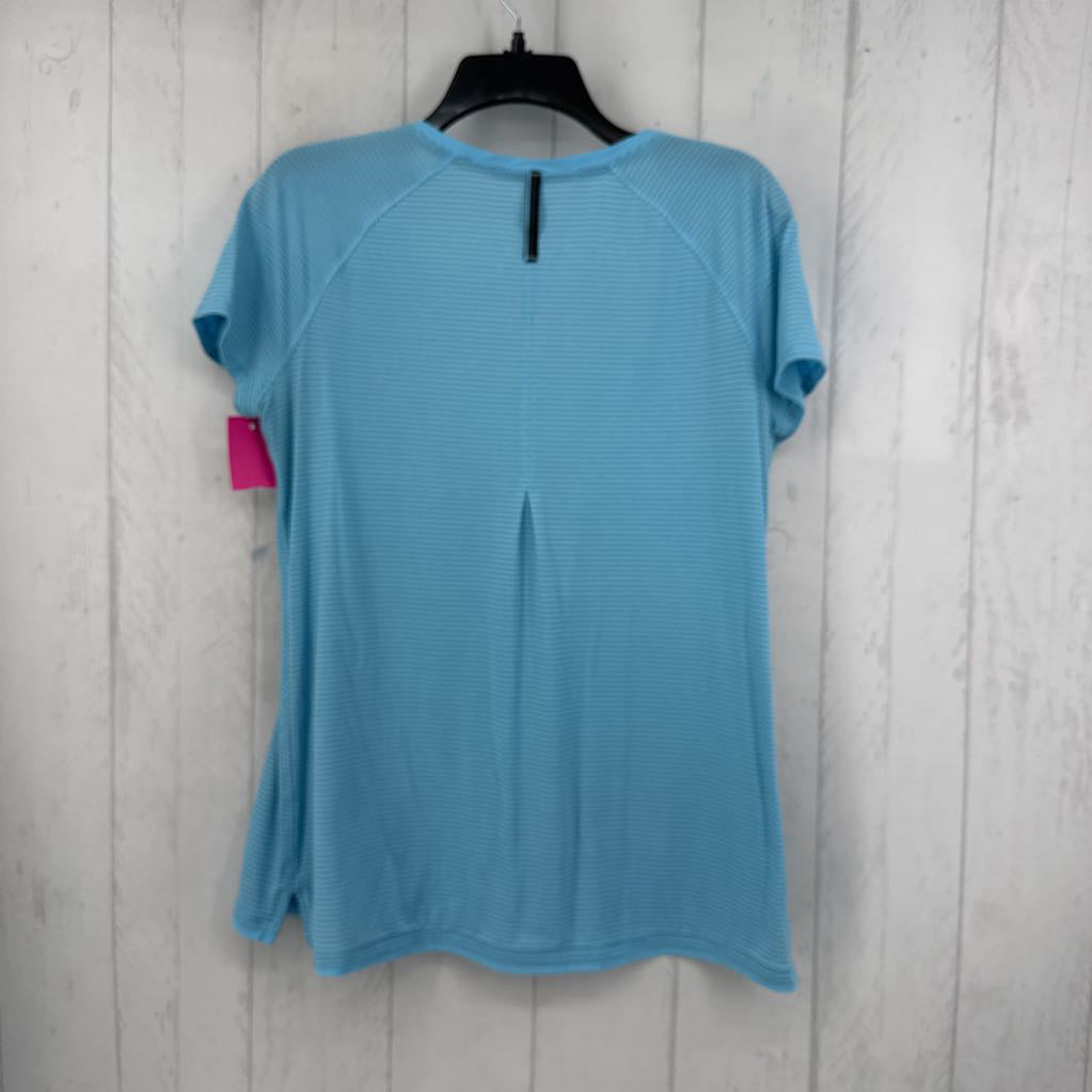 10 striped round neck s/s top