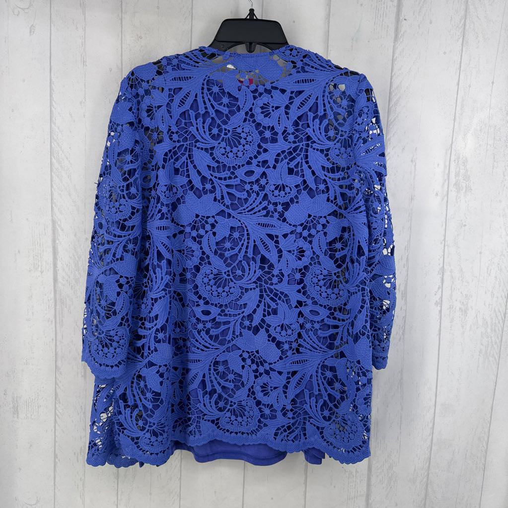 Lp/XL 3pc lace cardi pant set