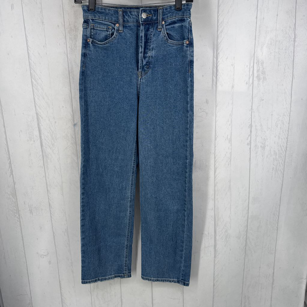 00 hi-rise straight leg jean