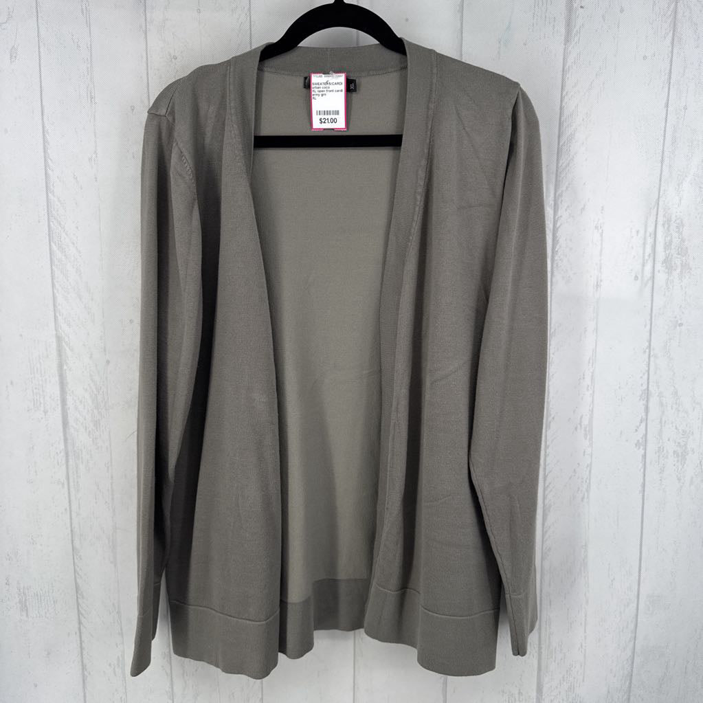 XL open front cardi