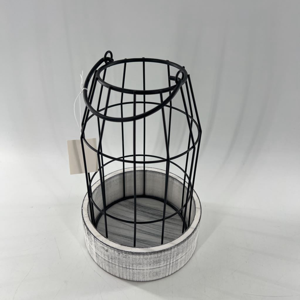 metal cage lantern