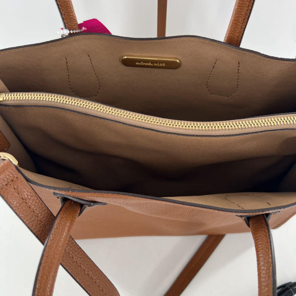 pebbled leather satchel