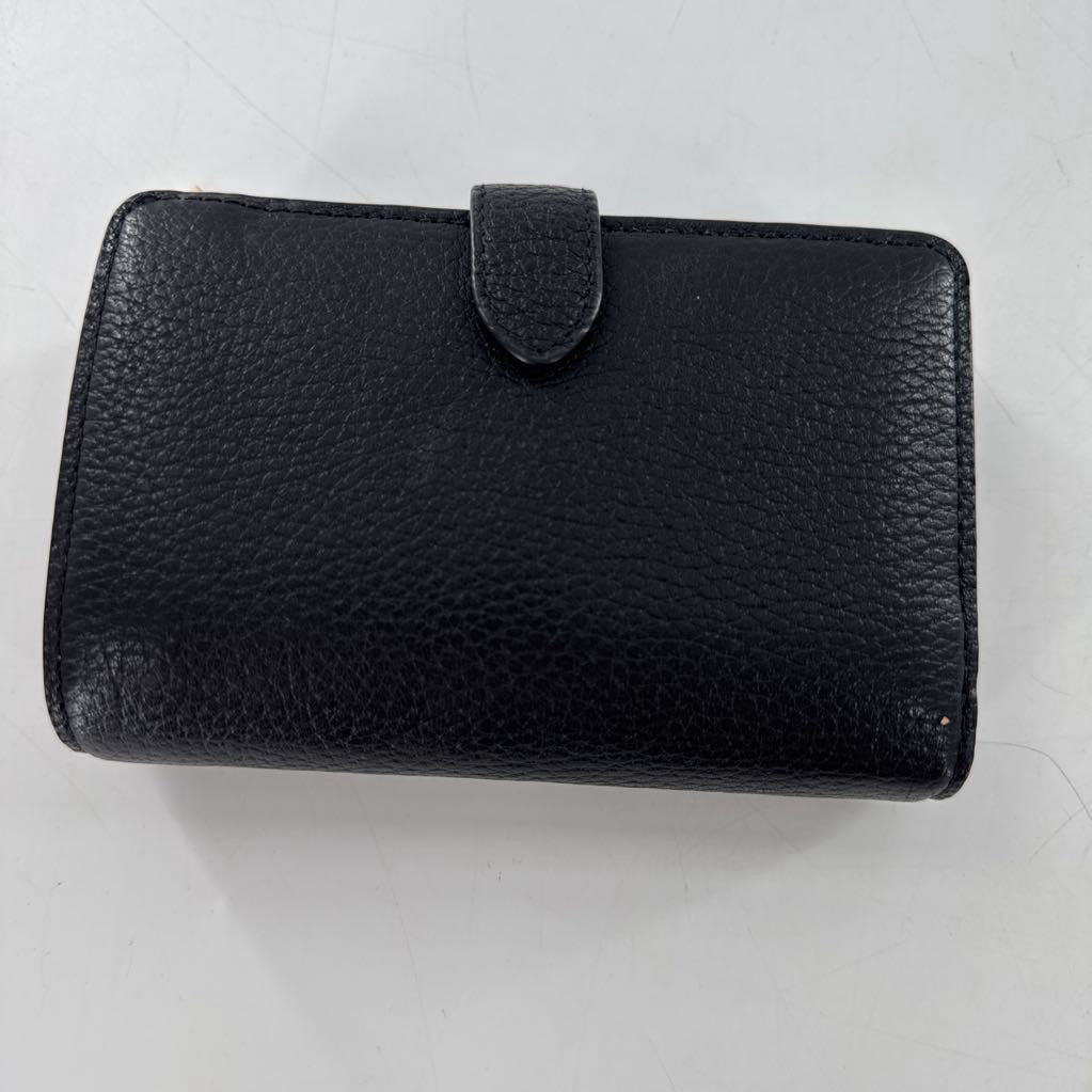 pebbled leather bi-fold wallet