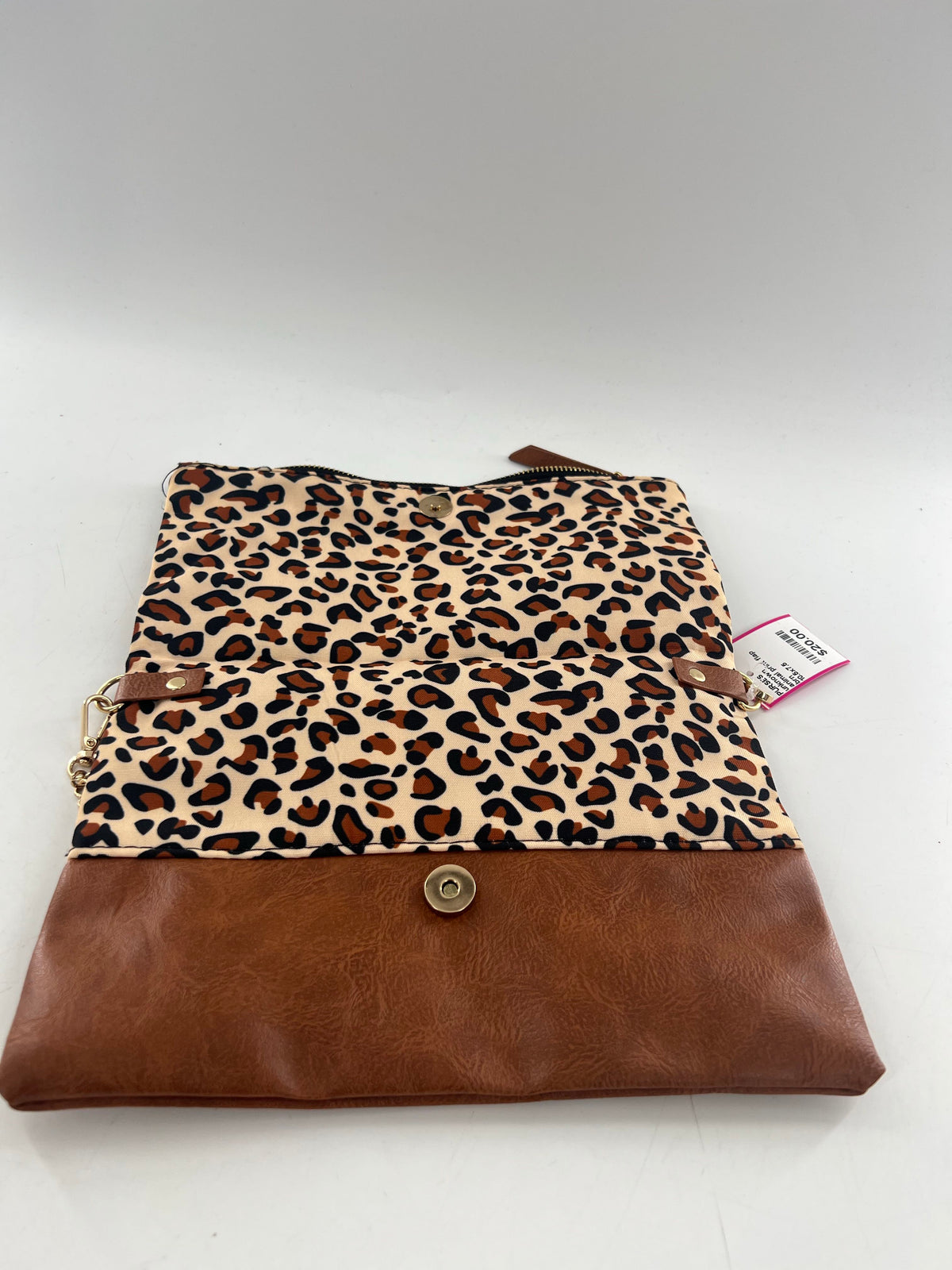 animal print flap chain strap crossbody