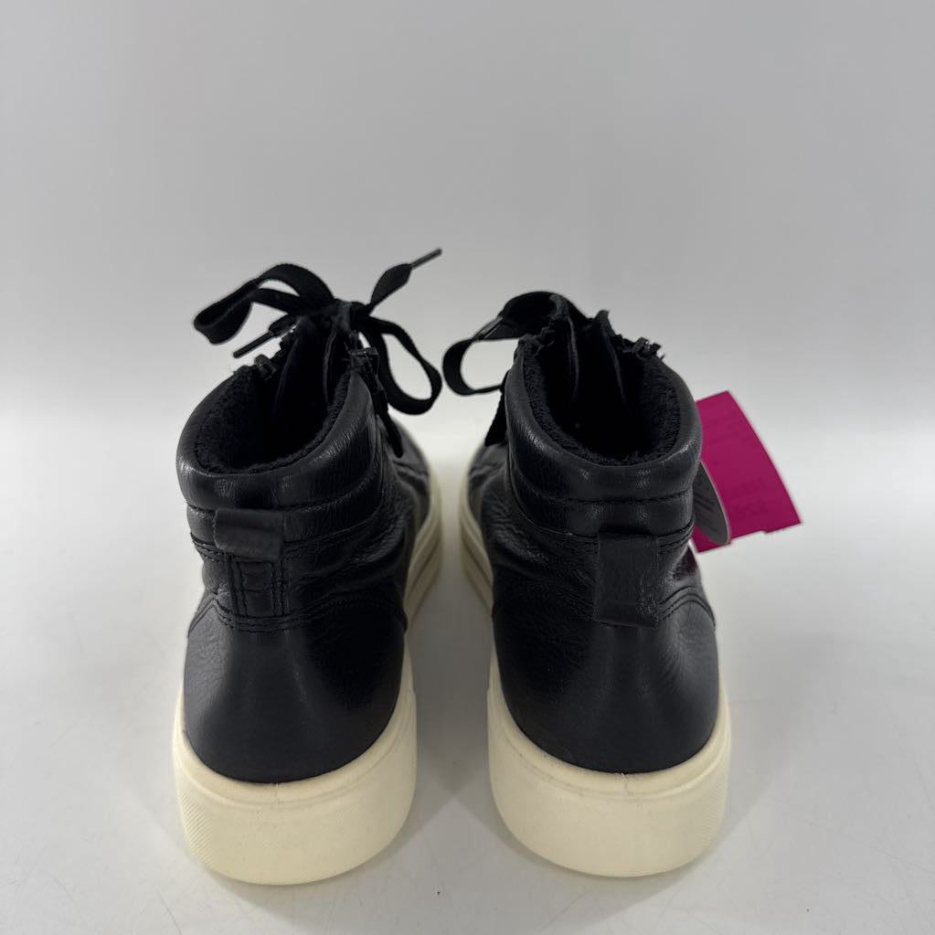 6 leather hi-top sneaker