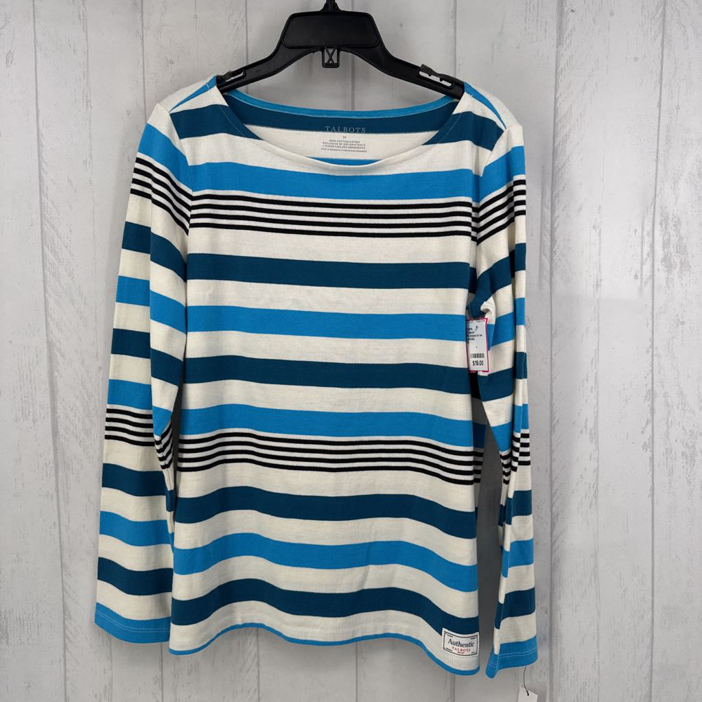 M striped l/s tee