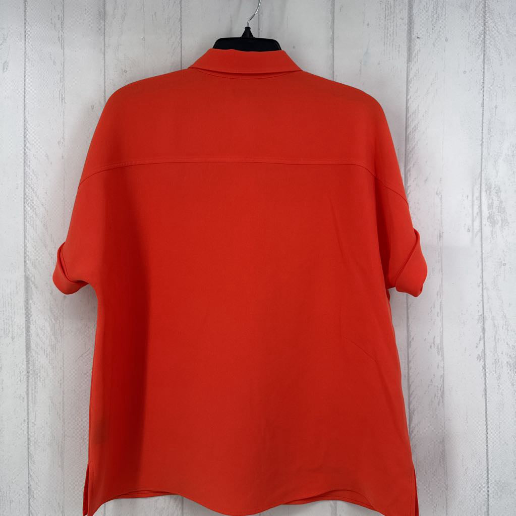 S button down s/s top