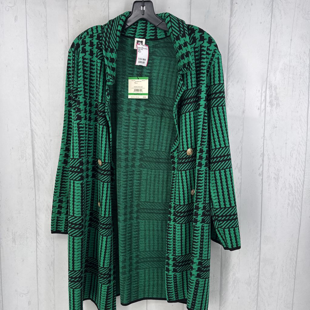 R149 L houndstooth sweater