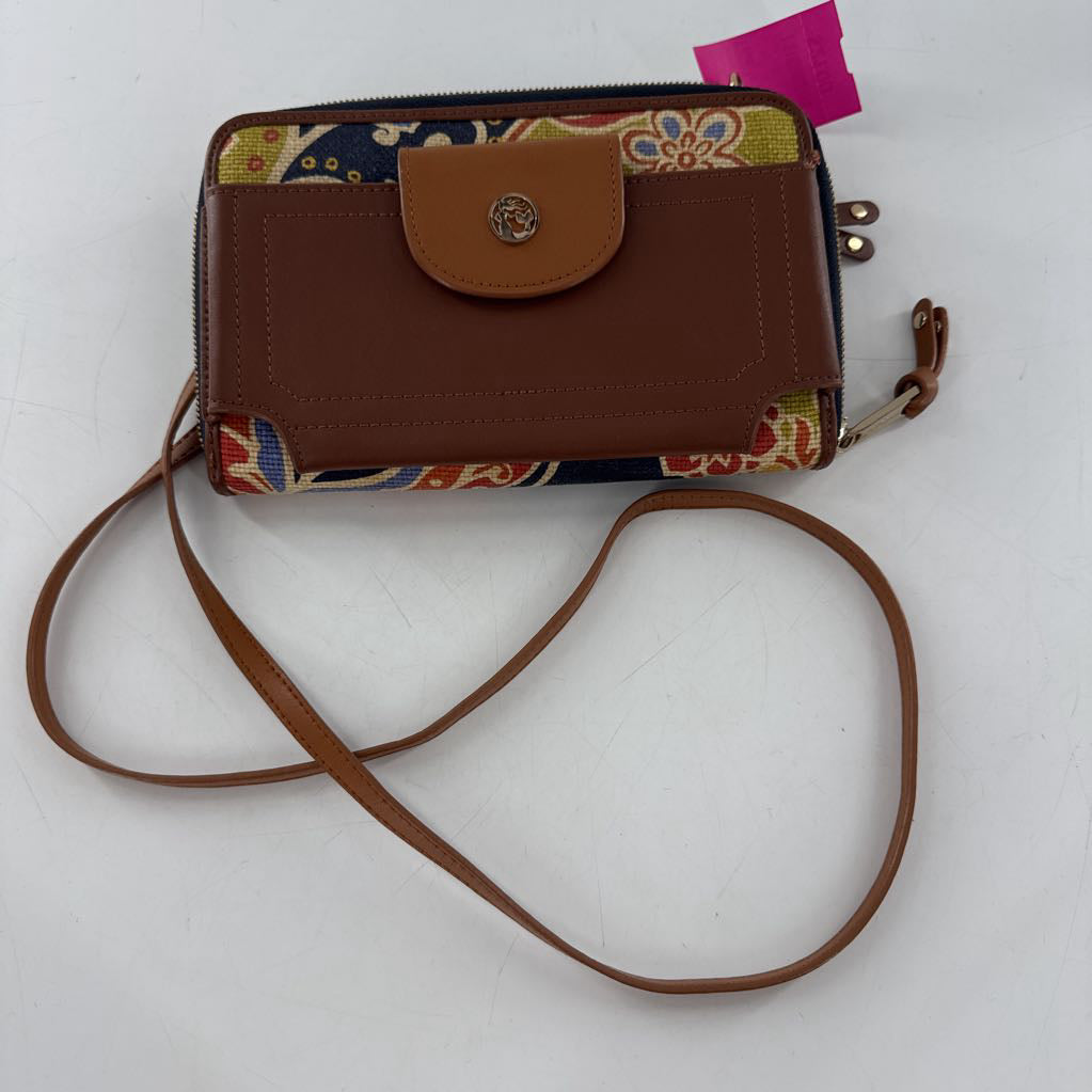floral organizer crossbody