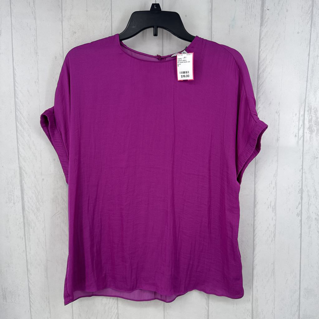 M round neck s/s top
