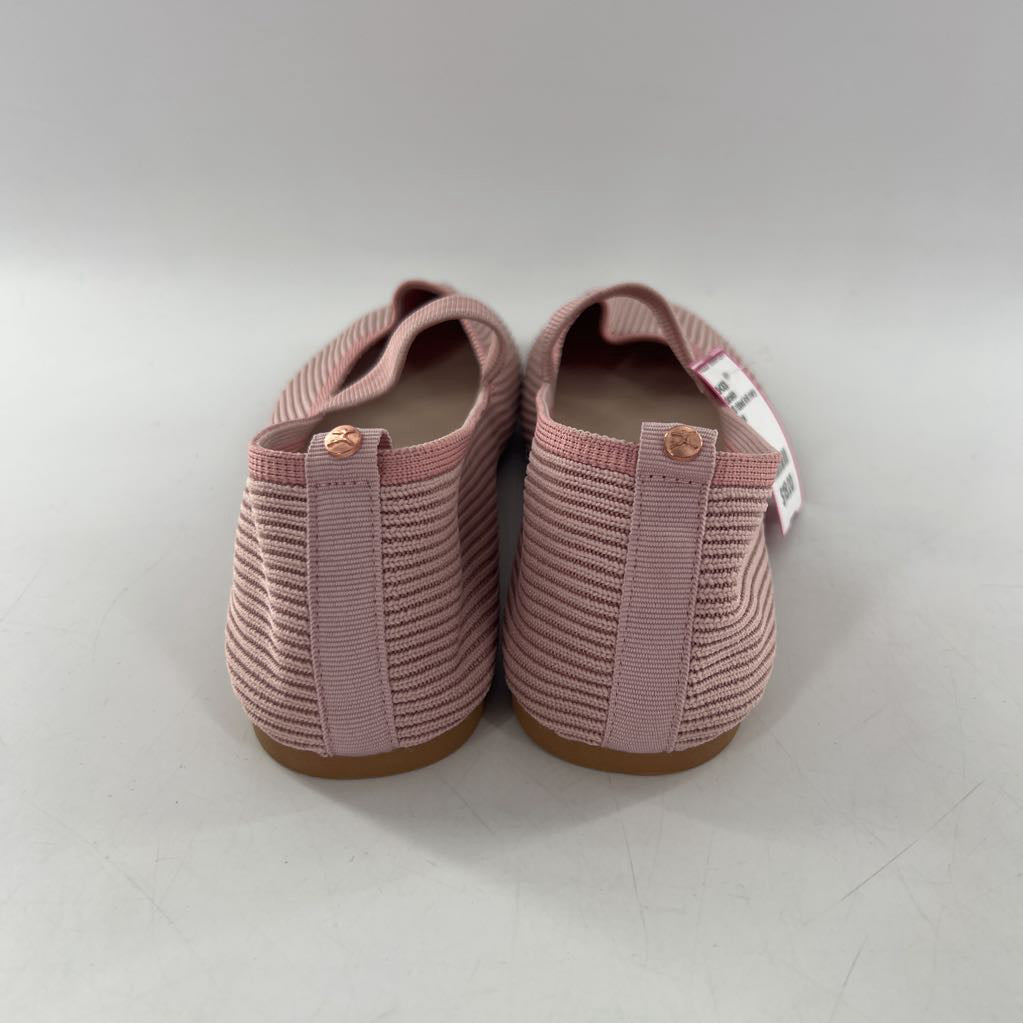 10 ribbed knit mary jane flats