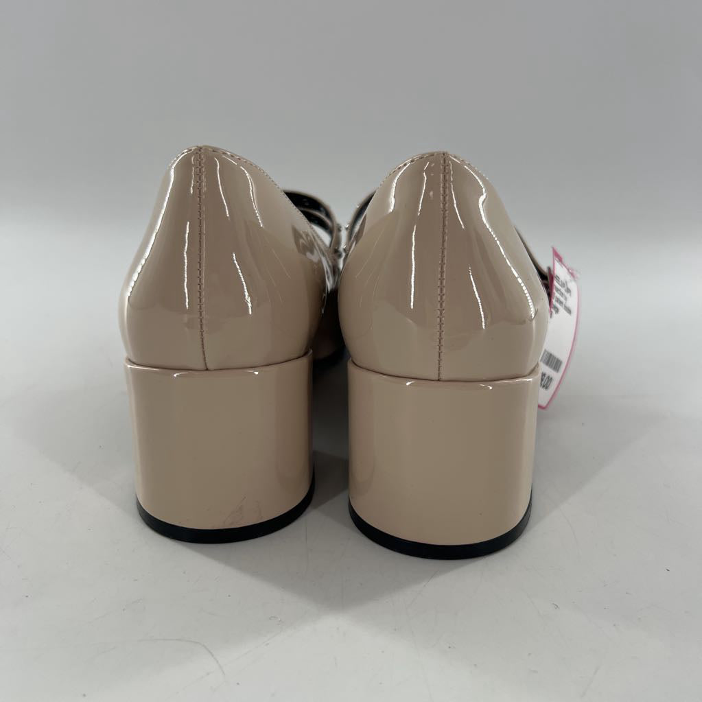 8 patent double studded ankle straps pumps