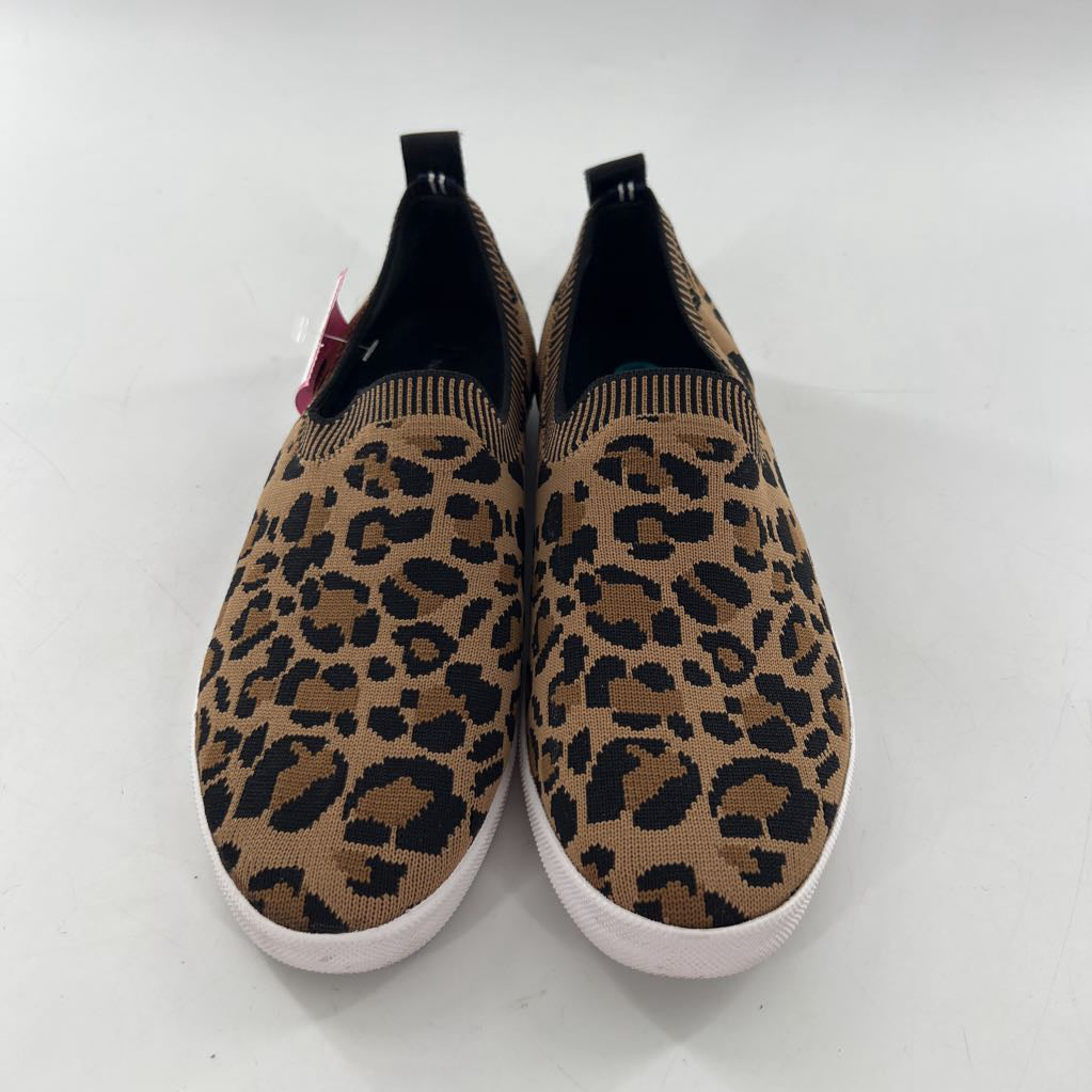 7.5 animal print slip on sneakers