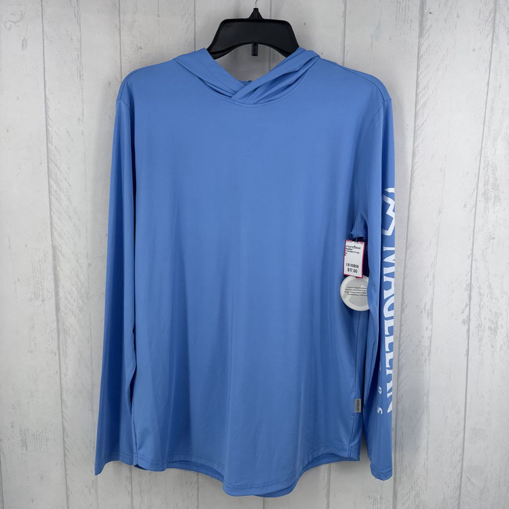 M hooded l/s top