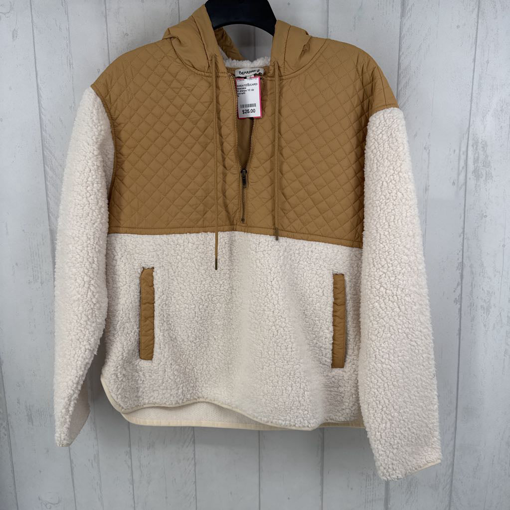 M sherpa 1/2 zip pullover