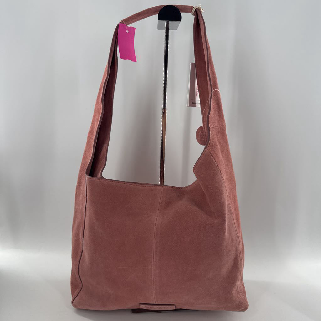 R168 suede hobo shoulder bag