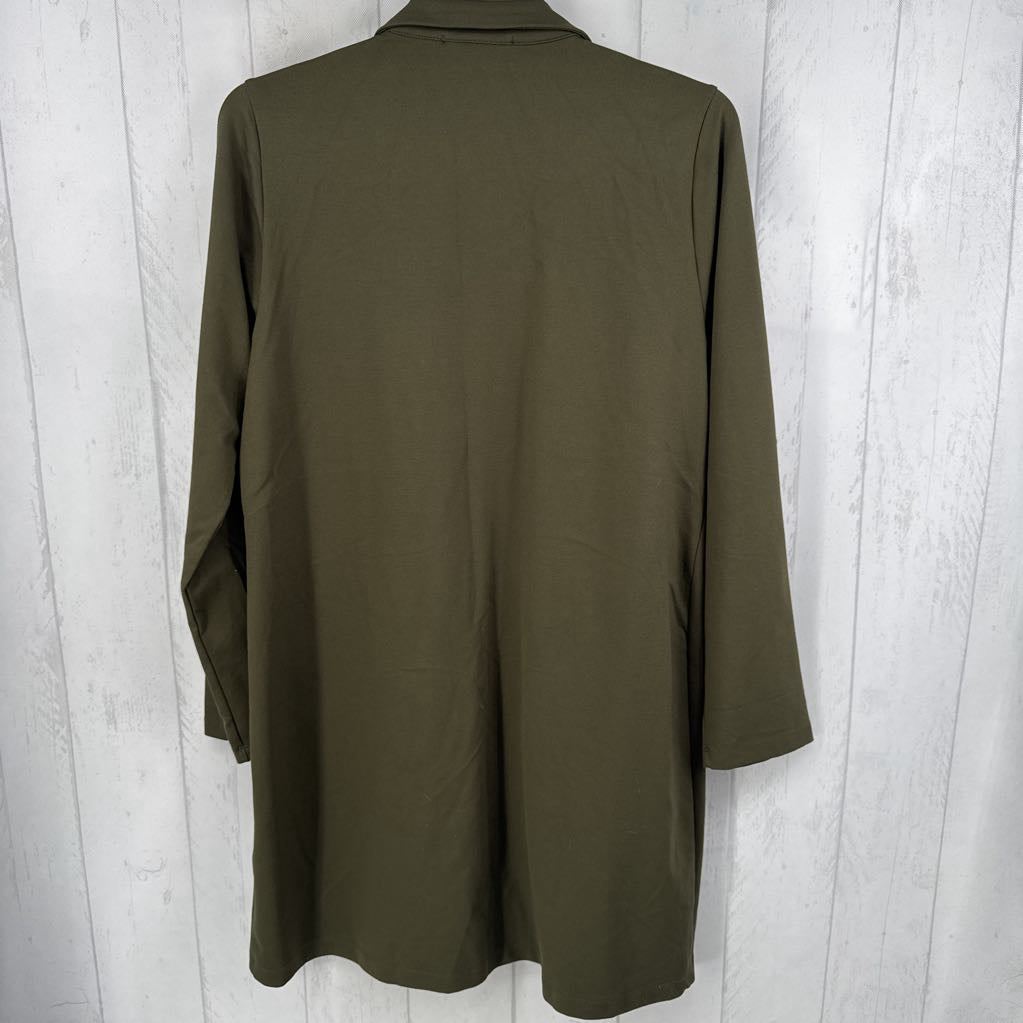 L open front duster