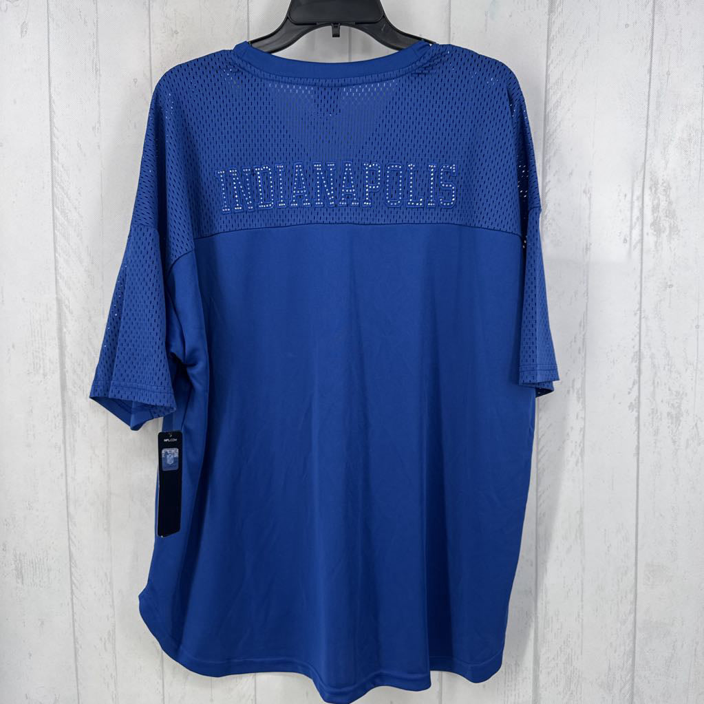 R47 XXL v-neck mesh colts s/s tee