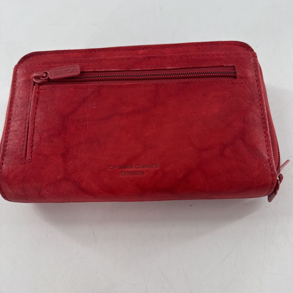 leather zip-around wallet