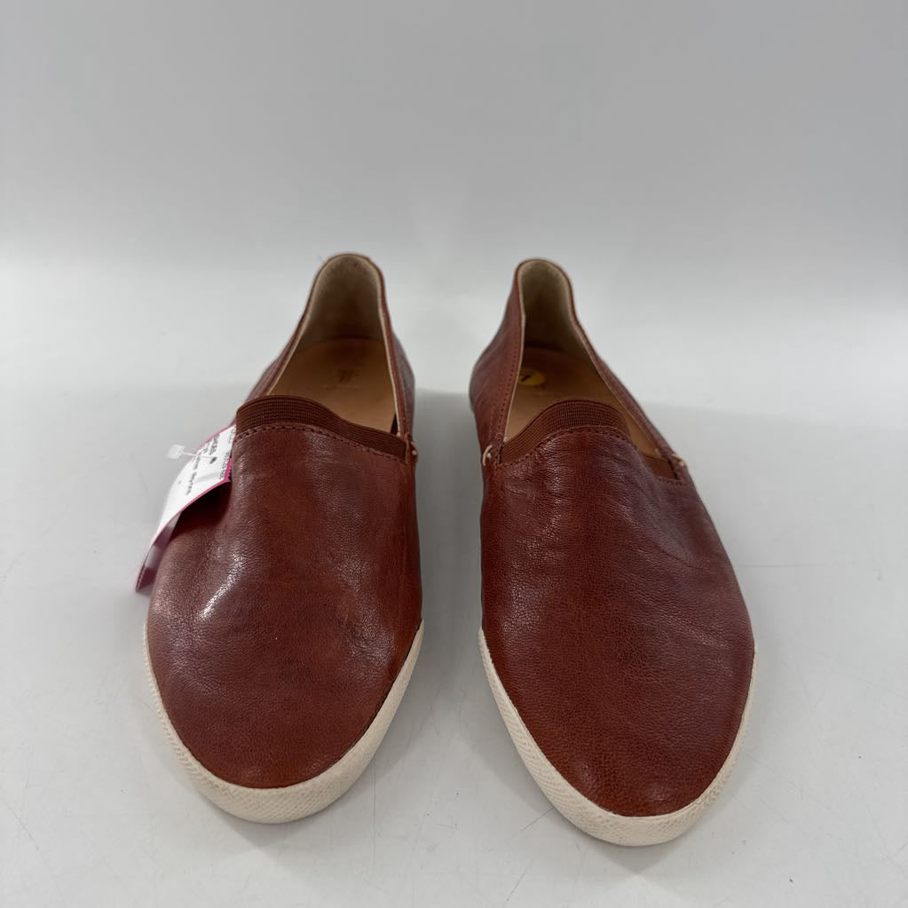 7 leather slip-ons