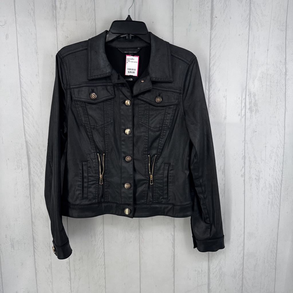 L moto style jacket