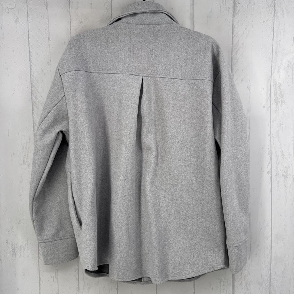 XL button down shacket