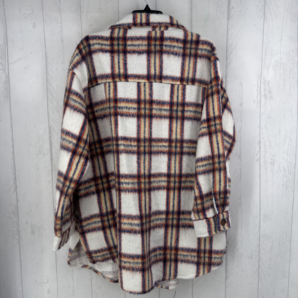 XL plaid coat