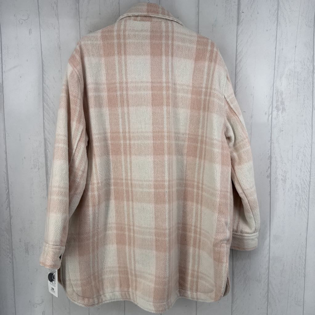 XL plaid coat