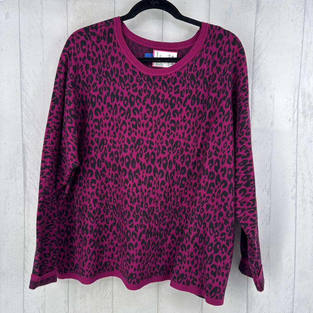 XXL animal print sweater