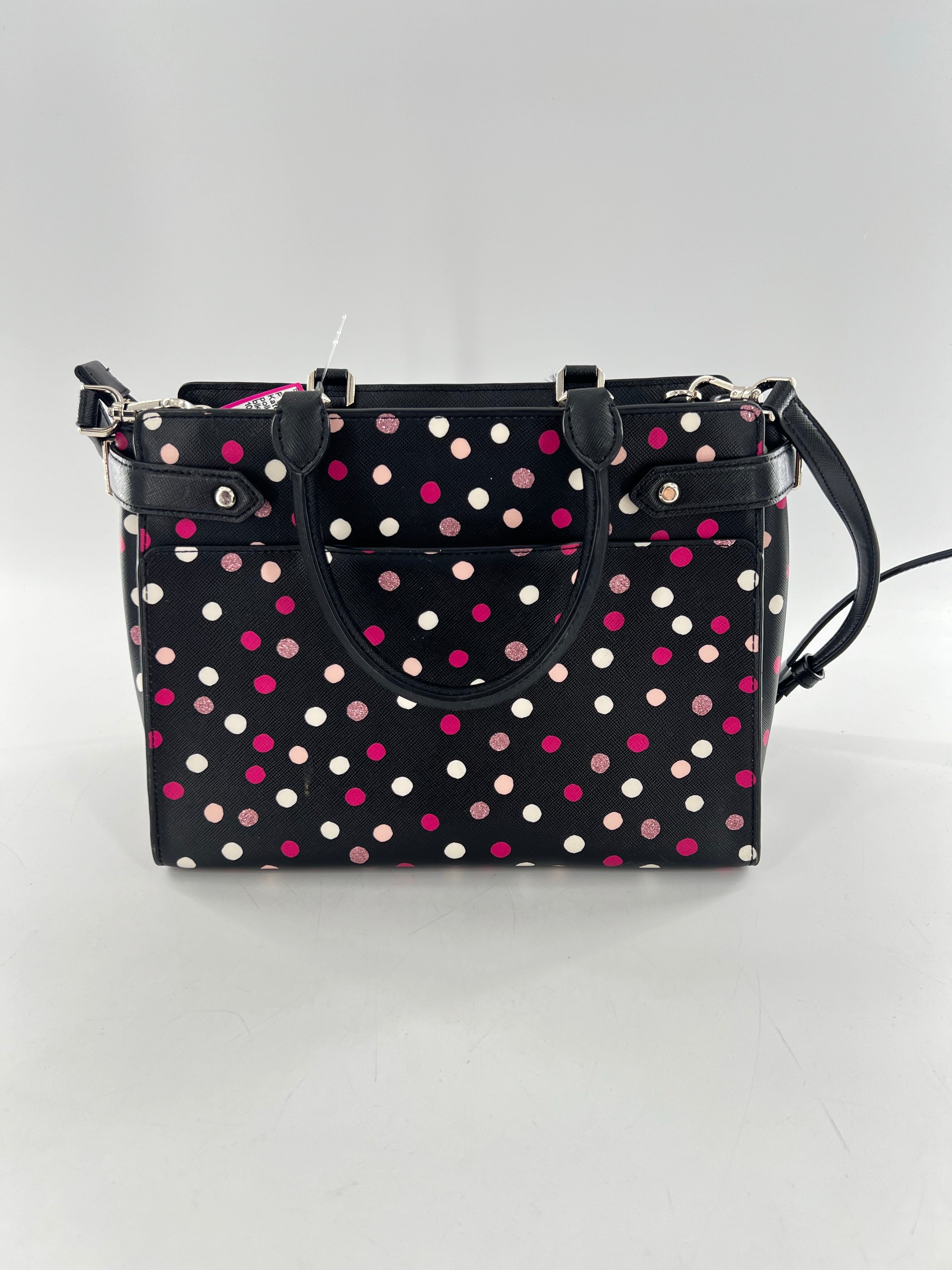 polka dot satchel