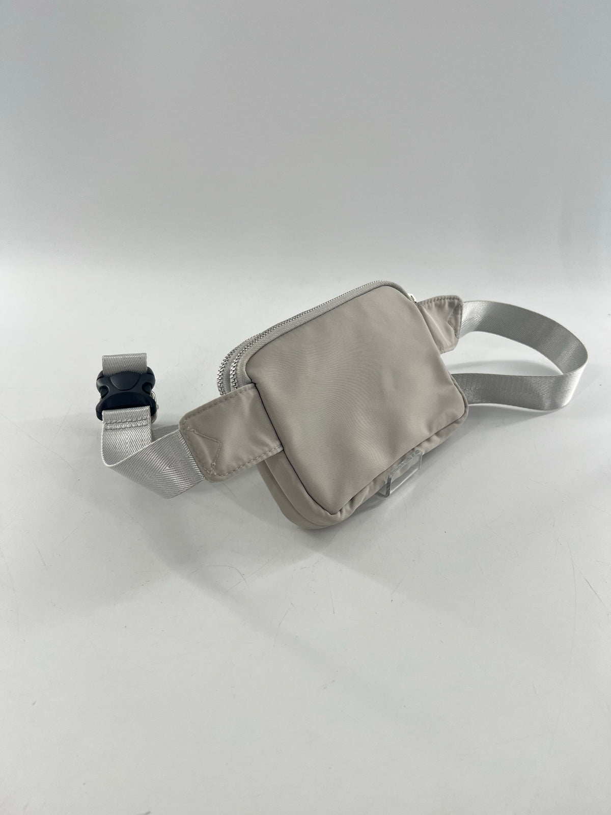 double zip nylon belt bag