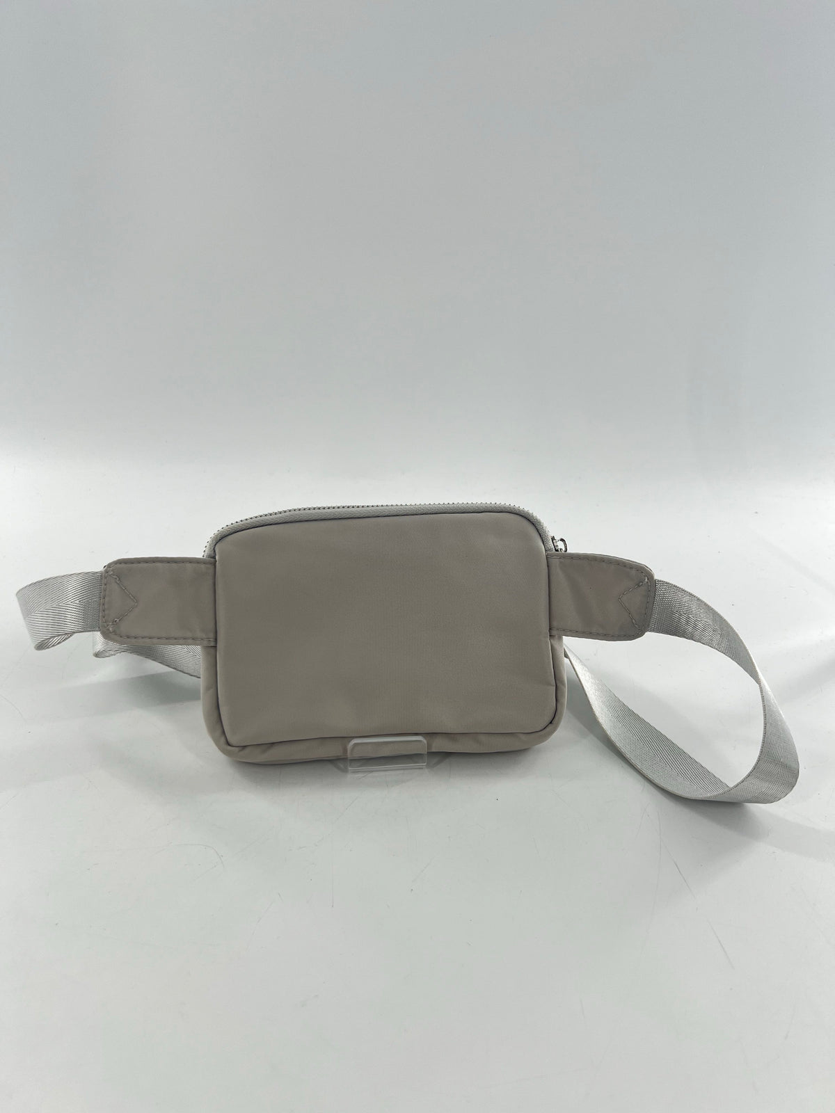 double zip nylon belt bag