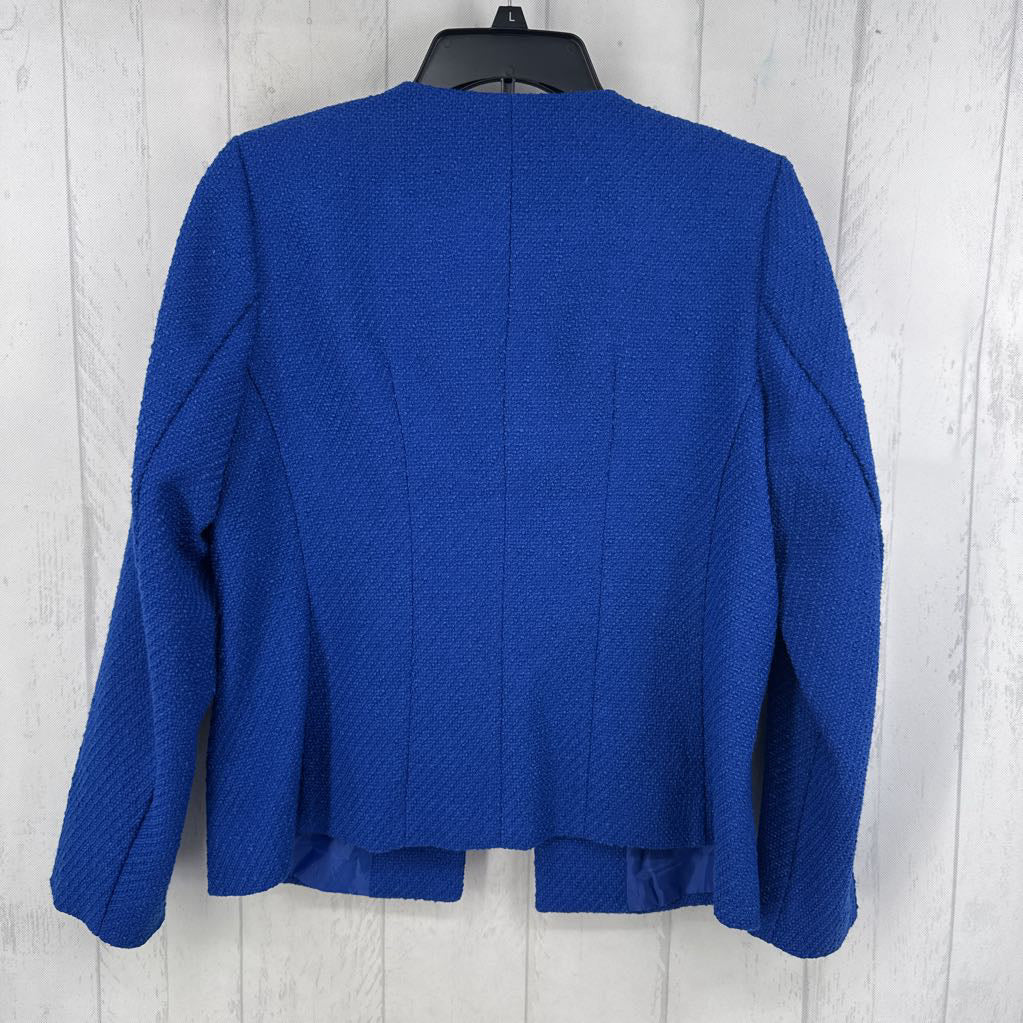 149 M textured open l/s blazer