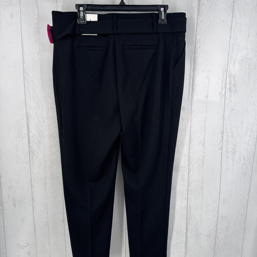L pull on slim leg ankle pants