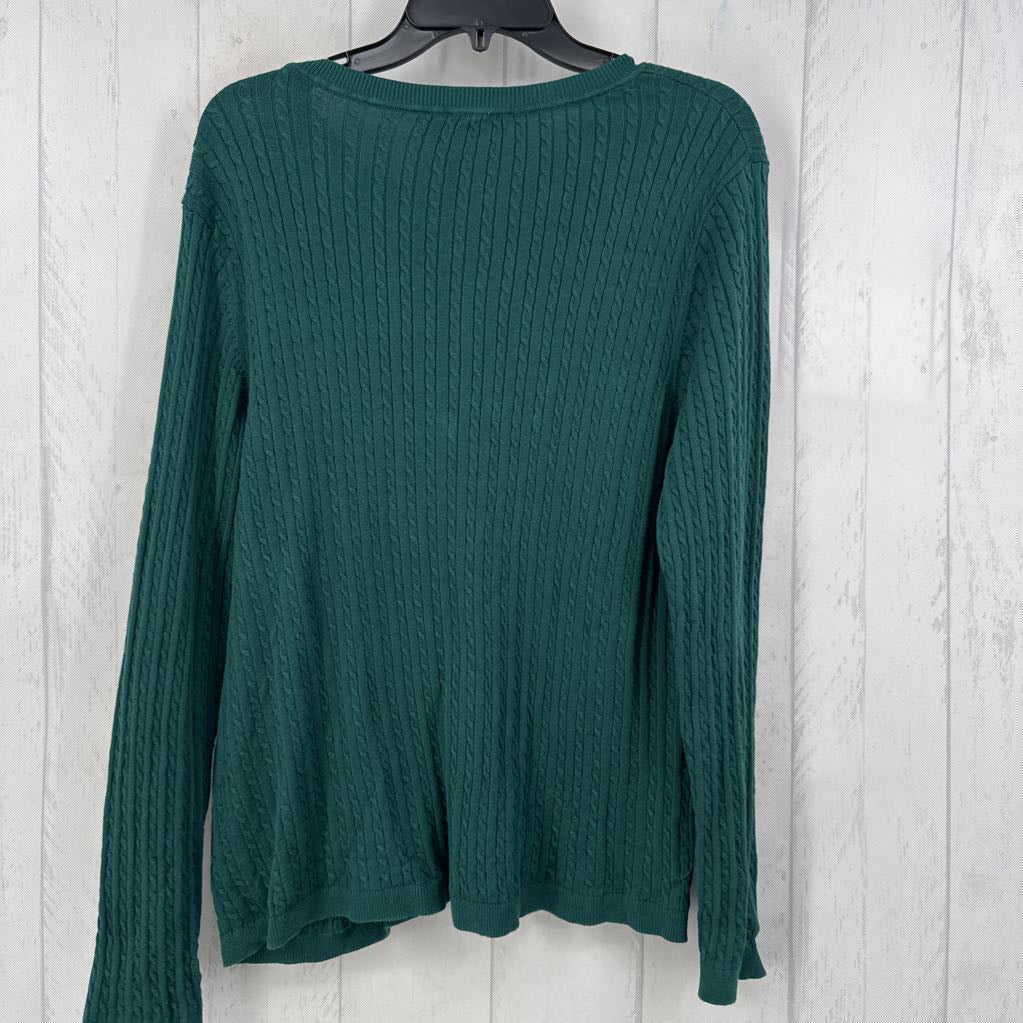 L l/s button cardigan