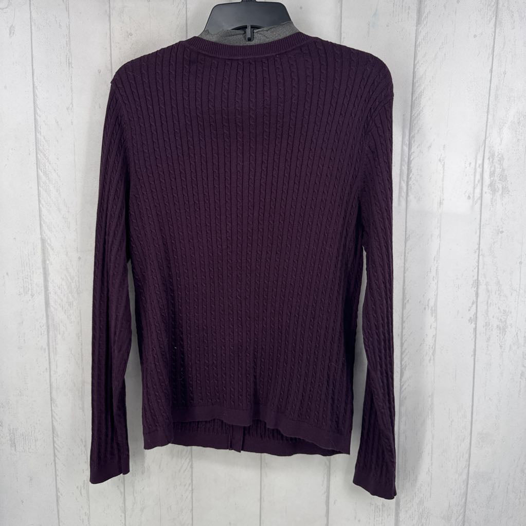 L l/s button cardigan