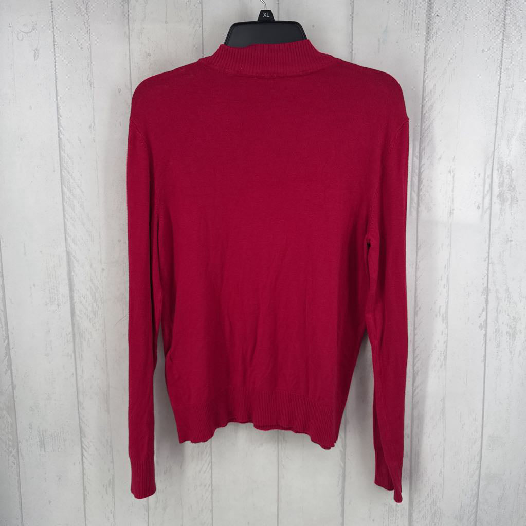 L l/s mock neck sweater